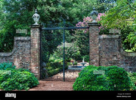 The Elizabethan Gardens Roanoke Island North Carolina Usa Stock