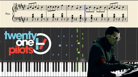 Twenty One Pilots Ride Piano Tutorial Sheets Youtube