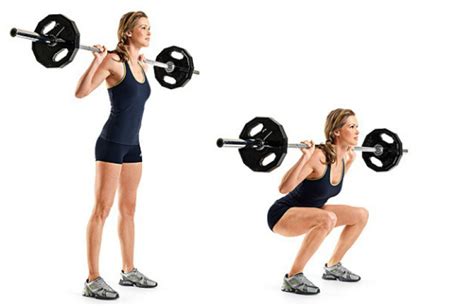 Barre De Squat Femme Muscu Maison