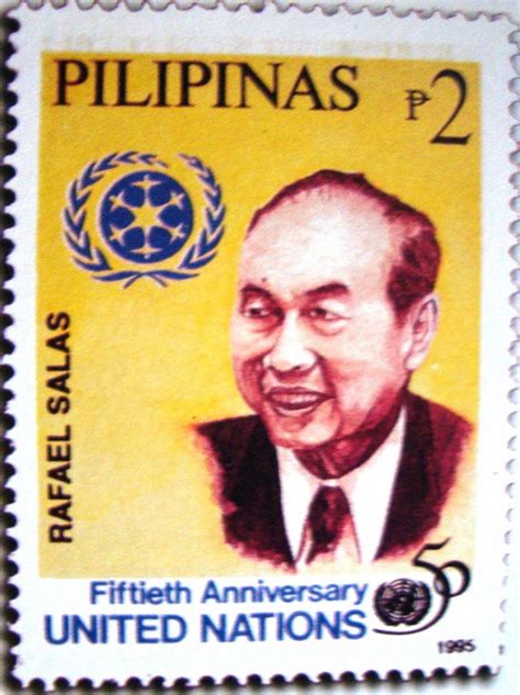 The Anthem Philatelist Rafael M Salas On Stamps