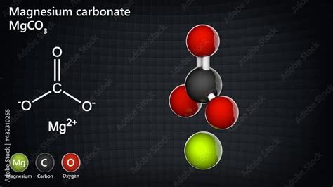 Magnesium Carbonate Mgco Magnesia Alba Is An Inorganic Salt D