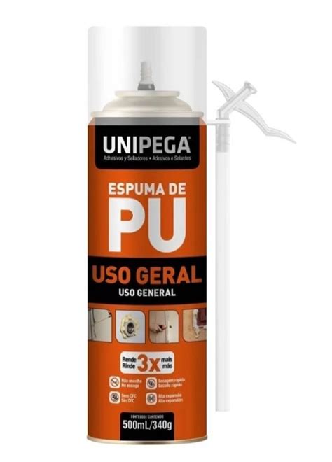 Espuma Expansiva 500ml 340g Unipega Grafer Máq e Fer Ltda