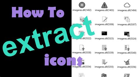 How To Extract Icons From Files YouTube