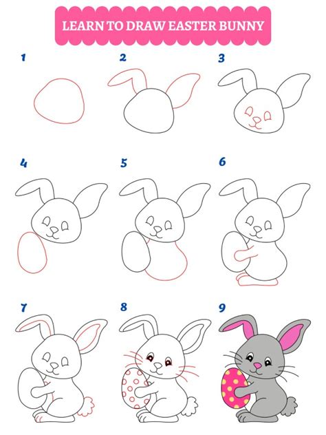 Como Dibujar Un Conejo De Pascua Aprender A Dibujar