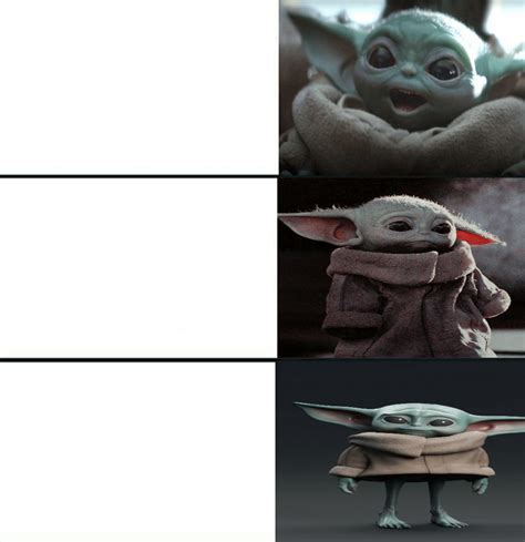 New baby yoda meme template : memes