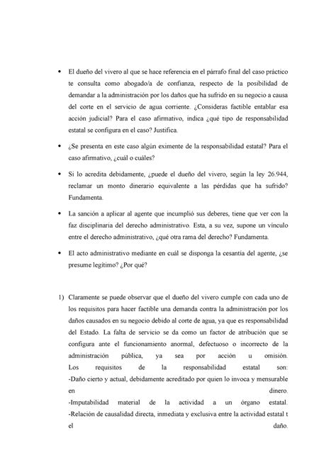 TP 4 derecho adm trabajo practico aprobado con 10 El dueño del