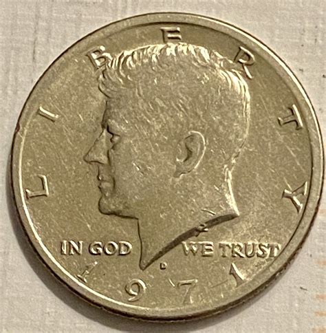 (4) 1971-D Kennedy Half Dollar Error Coin Silver Planchet | Coin Talk