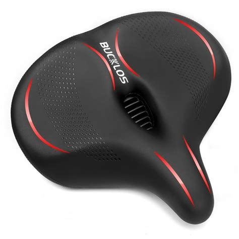 BUCKLOS Comfortable Extra Wide Bike Seat Cushion for Women Men ...