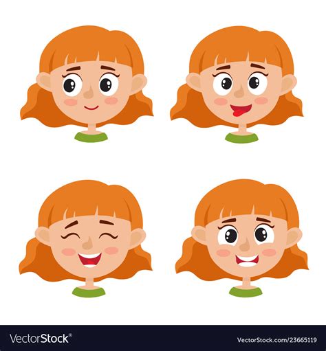 Cartoon Facial Expressions Clipart