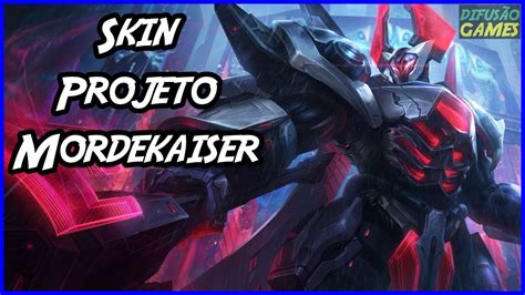 Skin Projeto Mordekaiser Voz Pt Br Hd Youtube