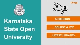 Karnataka State Open University Ksou Mysore PPT