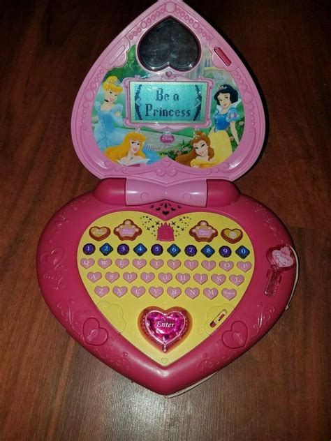 Vtech Disney Princess Pink Electronic Magical Learning Laptop Toy With