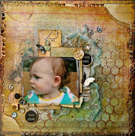 Sunrise Sunset ScrapThat June Kit Mixed Media Art Journaling