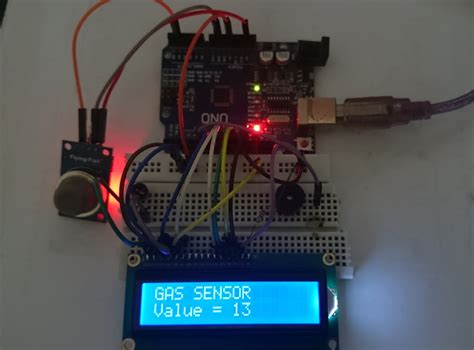 Arduino Gas leakage sensor with LCD display ~ Simple Projects