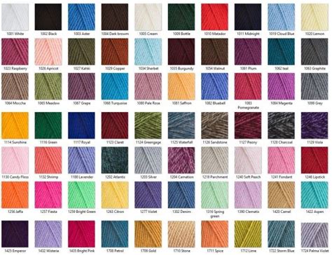 Image result for stylecraft special dk colour chart