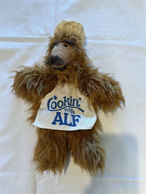 Vintage Alf Puppet 1988 Burger King Chef Cookin With Alf” Plush Hand