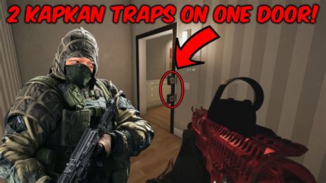 How To Place 2 Kapkan Traps On 1 Door In The Rainbow Six Siege House Map Youtube