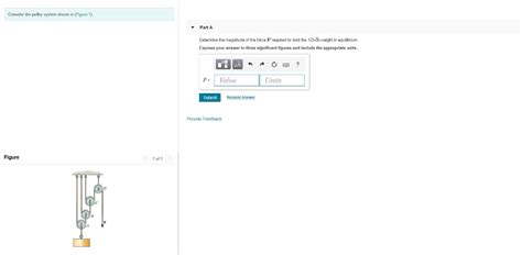 Solved Consider the pulley system shown in (Figure 1) Part A | Chegg.com