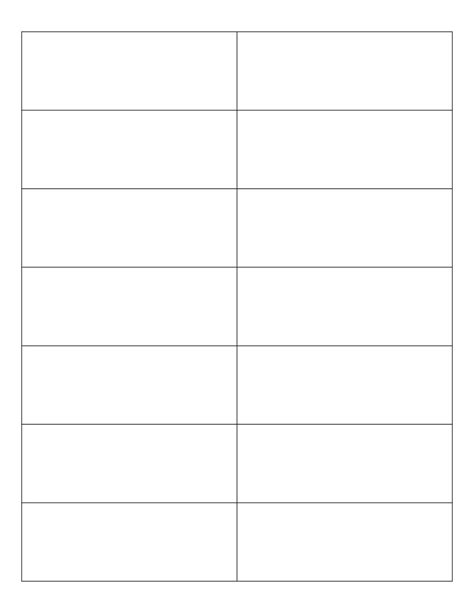 Free Printable 2 Column Chart Templates With Pdf Printables Hub