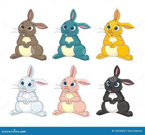 Rabbit Bunny Vector Farm Animals Vintage Retro Style Classic