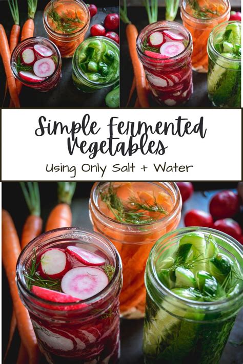 Easy Fermented Vegetables Recipe for Gut Health