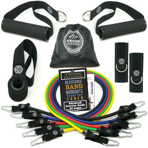 Tribe Premium Resistance Bands Set For Exercise Workout Bands For Men