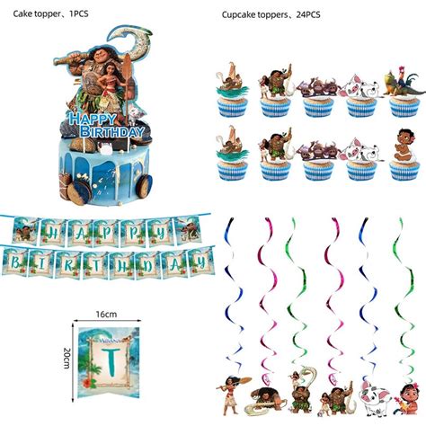 Moana Birthday Party Decorations - Etsy