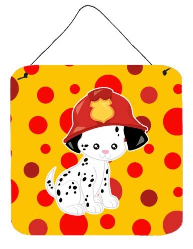 Carolines Treasures BB6999DS66 Fireman Dalmatian Puppy Wall Or Door