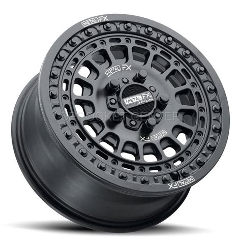 Metal FX HITMAN R Beadlock 15 X7 Wheel SATIN BLACK Polaris RZR Pro R