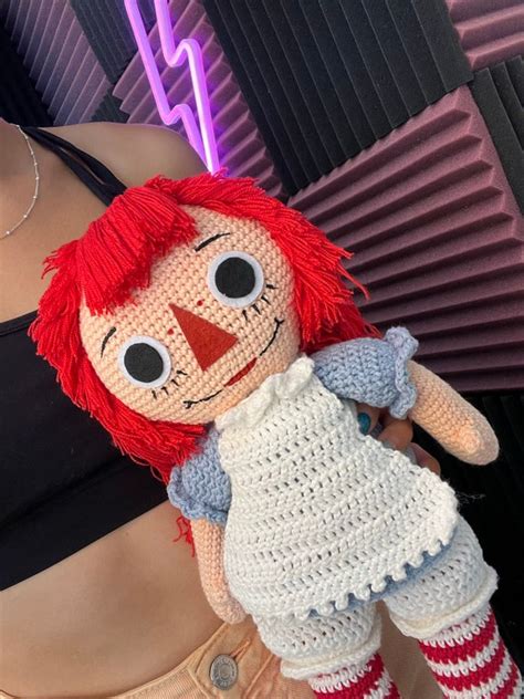 Annabelle Doll Amigurumi Raggedy Ann Doll Etsy