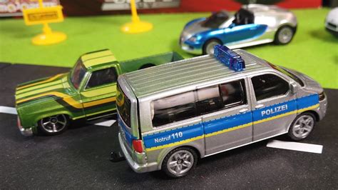 Siku 1350 VW Police Team Van Just Small Cars YouTube