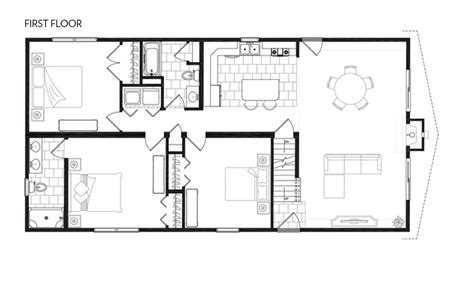 Rambler Modular Cape Floor Plans — Signature Building Systems