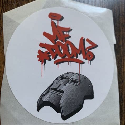 Original Mf Doom Operation Doomsday Promo Sticker Madvillain