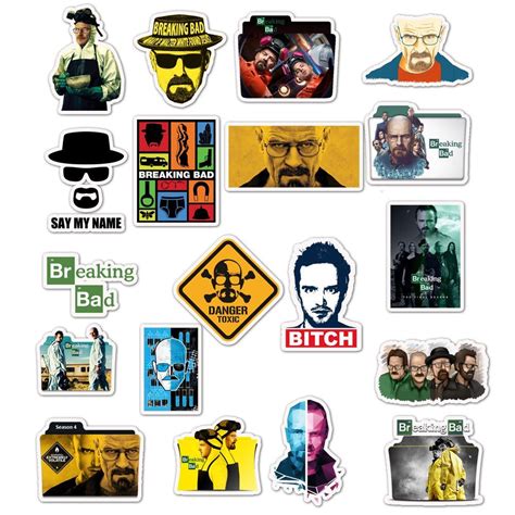 Kids Toy Stickers 103050pcs Breaking Bad Tv Show Pvc Waterproof