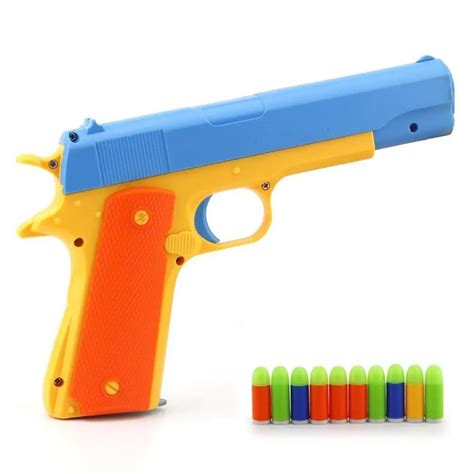 Kinder Pistole Spielzeug Pistolen Weichen Kugel Kunststoff Revolver