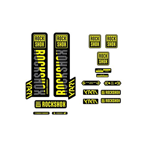 Rock Shox Yari 29 Gabel Fahrrad Aufkleber Jahr 2018 Star Sam