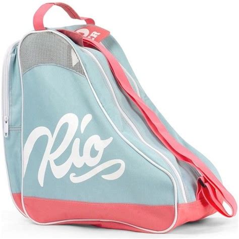 Rio Roller Script Skate Bag Teal Coral Bags Rio Roller Roller