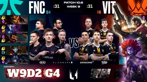 Fnatic Vs Vitality Week Day S Lec Spring Fnc Vs Vit W D