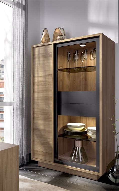 Duo Detalle Vitrinas Modernas Muebles Para Living Comedor