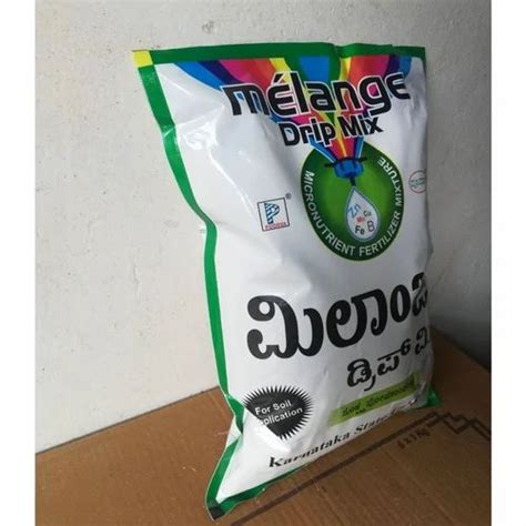 White Powder Melange Drip Mix Micronutrient Fertilizer Mixture Target Crops Vegetables Pp