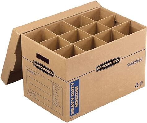 Bankers Box Kitchen Kit Moving Box 1 Pack Dividers And Cushions Reinforced