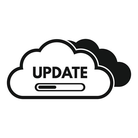 Cloud Data Update Icon Simple Style Vector Art At Vecteezy