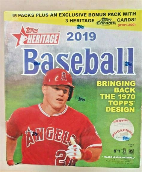 2019 Topps Heritage Baseball Mega Box Da Card World