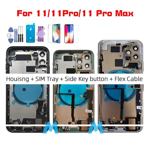 Coque Arri Re Compl Te Pour IPhone 11 Pro Max 11Pro Cadre De Ch Ssis