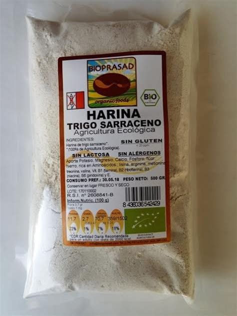 HARINA TRIGO SARRACENO BIOPRASAD 500 GR