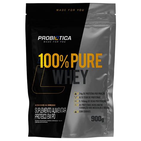 Pure Whey G Refil Cookies And Cream Probi Tica Otimanutri