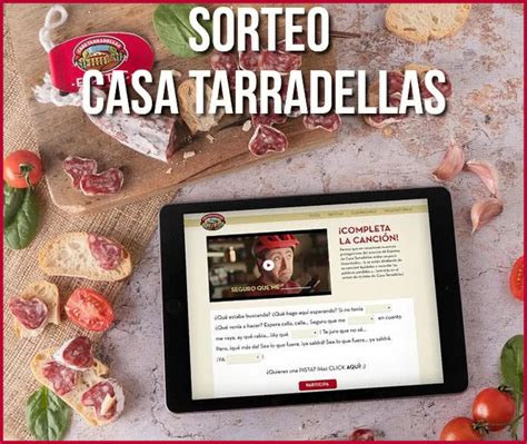 Casa Tarradellas Sortea Lotes De Espetec Regalos Y Muestras Gratis