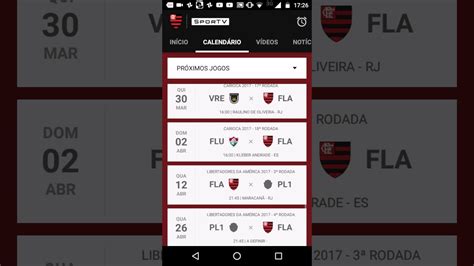 Tabela De Jogos Do Flamengo