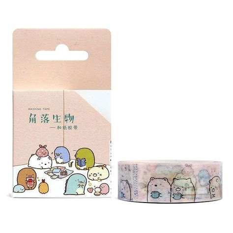 Fita Decorativa Washi Tape Sumikko Gurashi Quarto Fancy Goods