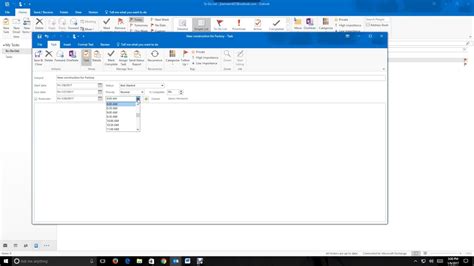 Microsoft Outlook 2016 Tasks Tutorial Youtube